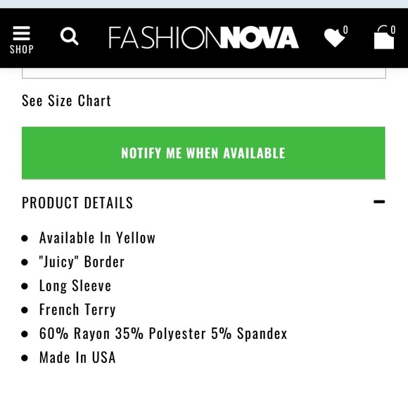 Juicy Vibes Top (yellow) - Picture 7 of 7